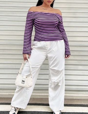 
						Bluza SHEIN CURVE, mov