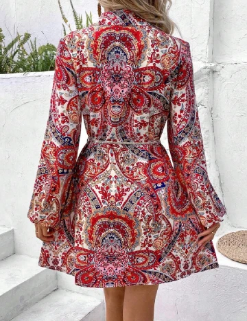 Rochie scurta SHEIN, rosu