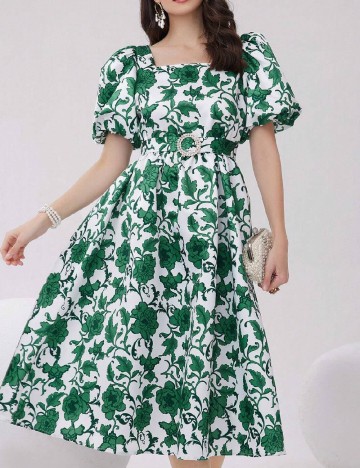 
						Rochie medie SHEIN, verde