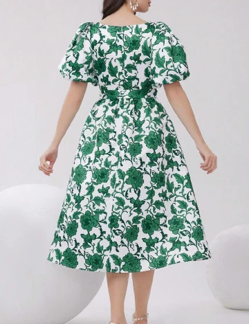 Rochie medie SHEIN, verde Verde