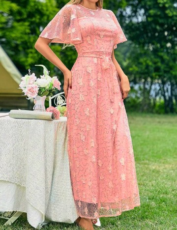 
						Rochie lunga SHEIN, roz