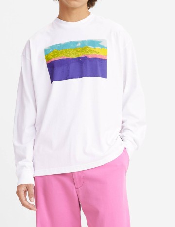 
						Bluza Levi S, alb