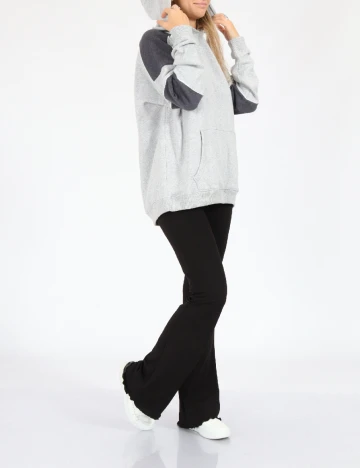 Hanorac Oversize American Eagle, gri Gri