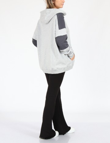 Hanorac Oversize American Eagle, gri