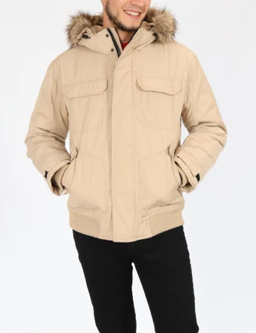 Geaca American Eagle, crem Crem