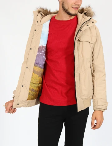 Geaca American Eagle, crem Crem