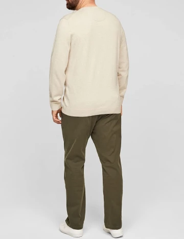 Bluza s.Oliver Plus Size Men, crem Crem