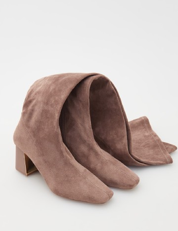 Cizme Reserved, roz pudra