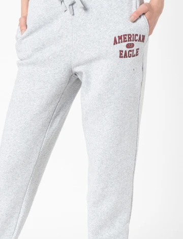 Pantaloni American Eagle, gri
