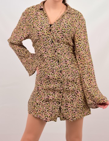 
						Rochie scurta Zara, floral print