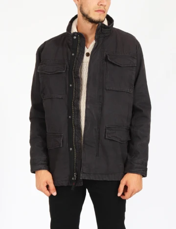 Jacheta American Eagle, negru Negru