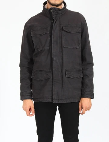 Jacheta American Eagle, negru Negru