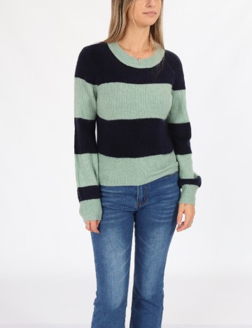 
						Pulover American Eagle, verde/albastru