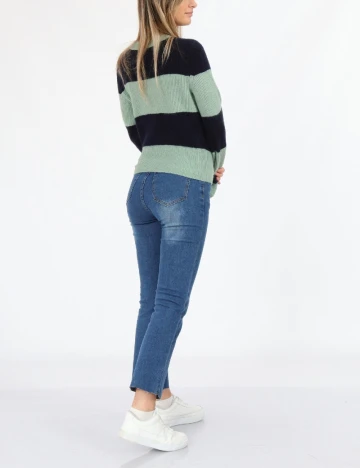 Pulover American Eagle, verde/albastru