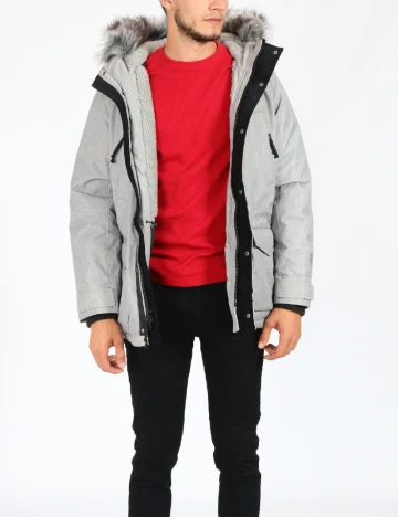 Geaca American Eagle, gri Gri