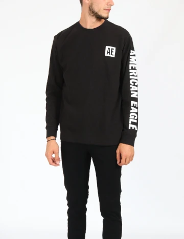 Bluza American Eagle, negru Negru