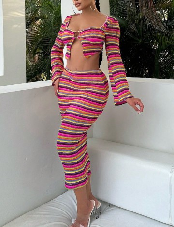 Compleu SHEIN, mix culori