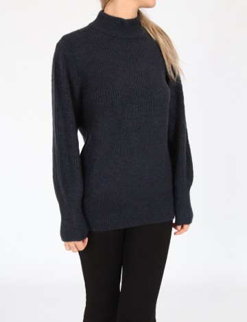 
						Pulover Object, bleumarin inchis