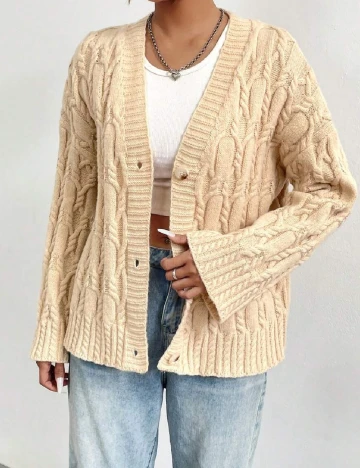 Cardigan SHEIN, crem