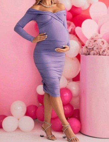 Rochie medie SHEIN Maternity, mov