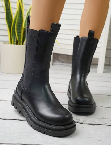 
						Cizme Shein Kids, negru