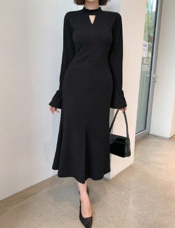 Rochie medie Dazy, negru