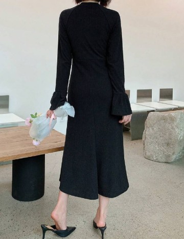 Rochie medie Dazy, negru