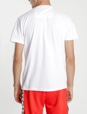 Tricou Kappa, alb Alb