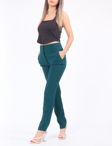 Pantaloni Marciano Guess, turcoaz