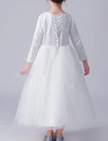 Rochie Shein Kids, alb Alb