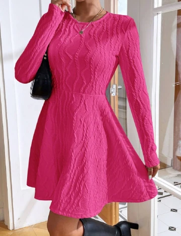 Rochie scurta SHEIN, roz Roz