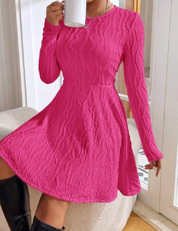Rochie scurta SHEIN, roz