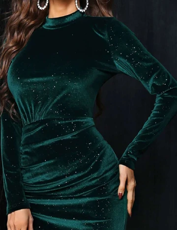 Rochie lunga Giffniseti, verde
