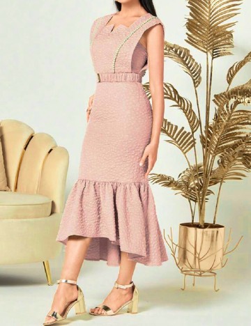 Rochie medie SHEIN, roz