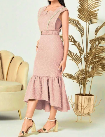 Rochie medie SHEIN, roz