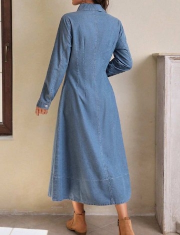 Rochie medie SHEIN, albastru