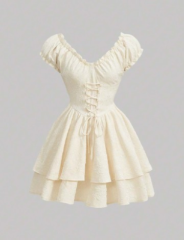 
						Rochie scurta SHEIN, crem