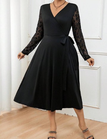 
						Rochie medie SHEIN CURVE, negru