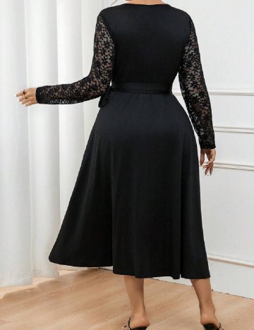 Rochie medie SHEIN CURVE, negru