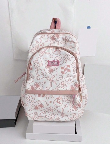 Rucsac Shein Kids, alb