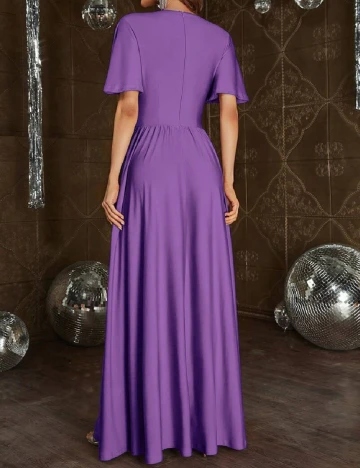 Rochie lunga Faeriesty, mov