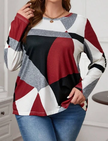 Bluza SHEIN CURVE, mix culori