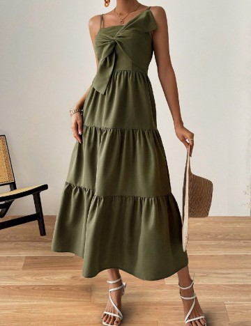 
						Rochie lunga SHEIN, verde