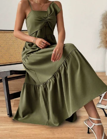 Rochie lunga SHEIN, verde