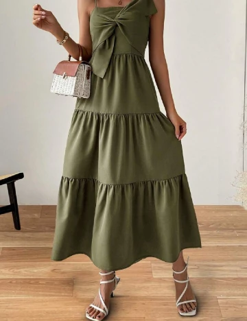 Rochie lunga SHEIN, verde