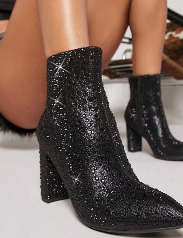Botine SHEIN, negru