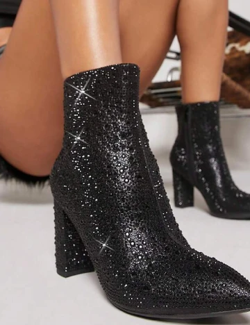 Botine SHEIN, negru