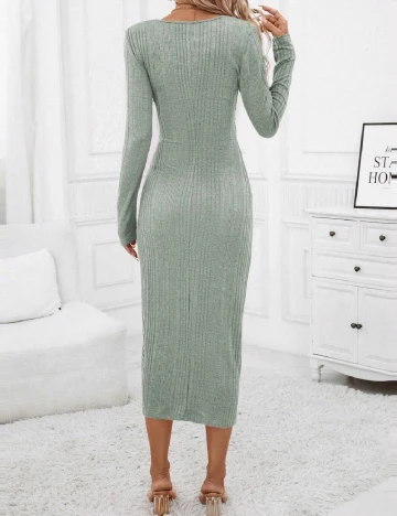 Rochie medie SHEIN, verde