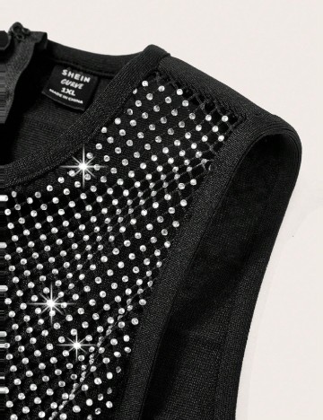 Rochie scurta SHEIN CURVE, negru