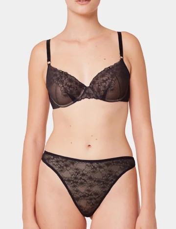 Sutien Triumph, negru Negru